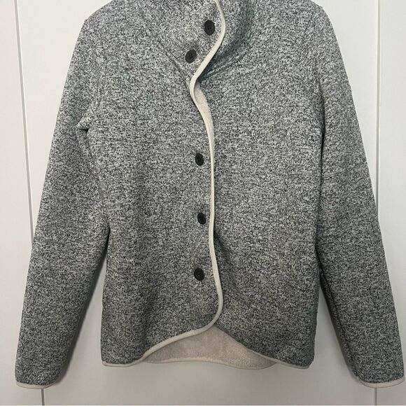 Columbia Jacket Womens Sz M Gray Darling Days Fleece Button Up Outdoor Cozy - Picture 4 of 12